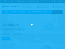 Tablet Screenshot of globaleverify.com